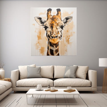 Curious Giraffe Canvas